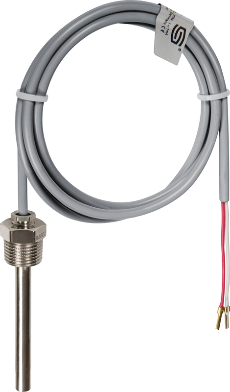 Temperaturfühler mit Kabel und Tauchhülse