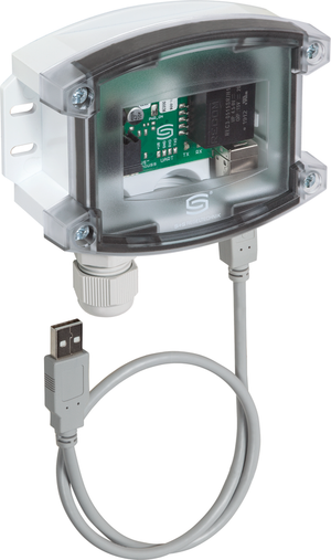 Kommunikationsadapter mit geschlossenem Gehäuse und losem USB-Stecker