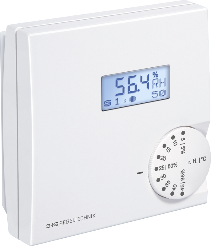 Raum-Hygrothermostat RHT-30W LCD – S+S Regeltechnik