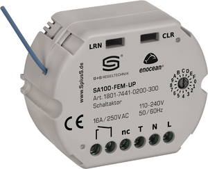 Radio signal receiver, dimmer actuator/ venetian blind actuator/ switching actuator/ thermostat actuator, 1801-7441-0200-300