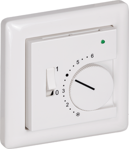 Sensor de temperatura para interiores con elementos de mando en el programa de interruptores planos, FSTF xx PLW