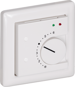 Sensor de temperatura para interiores con elementos de mando en el programa de interruptores planos, FSTF xx P 2L 2T
