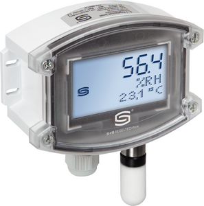 Sensor de humedad para exteriores/ Sensor de humedad y temperatura montaje saliente, AFF con filtro de plástico sinterizado (estándar), 1201-7111-0400-000