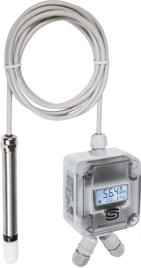 Room pendulum humidity and temperature sensor, RPFTF - Modbus with display, 1201-1276-1200-000