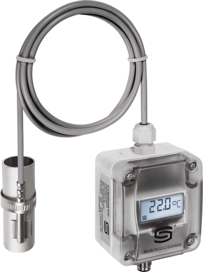 Sensor de temperatura por contacto / Convertidor de medida por contacto para tubos, 2001-2122-2100-001
