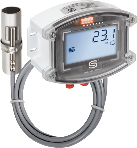 Convertidor de temperatura por contacto/ Sensor por contacto para tubos, 2001-2172-9100-001