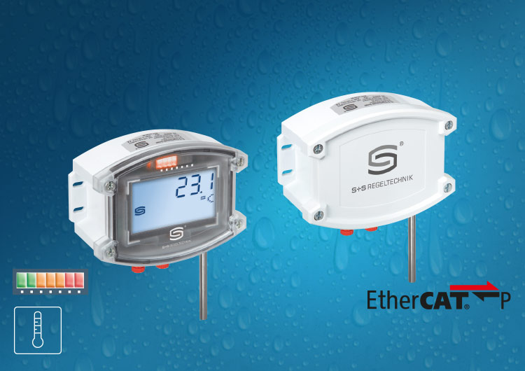 Temperatursensoren mit EtherCAT P Protokoll