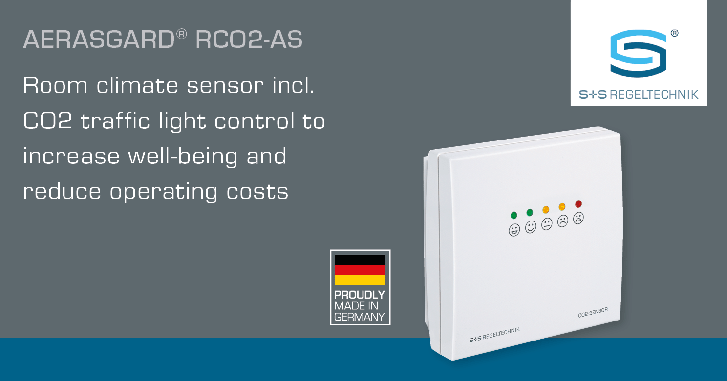 Room climate sensor RCO2-AS