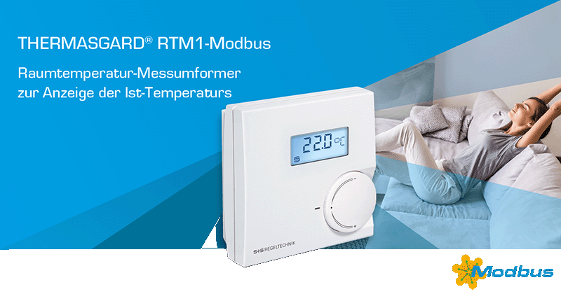 Raumtemperatur-Messumformer RTM1-Modbus
