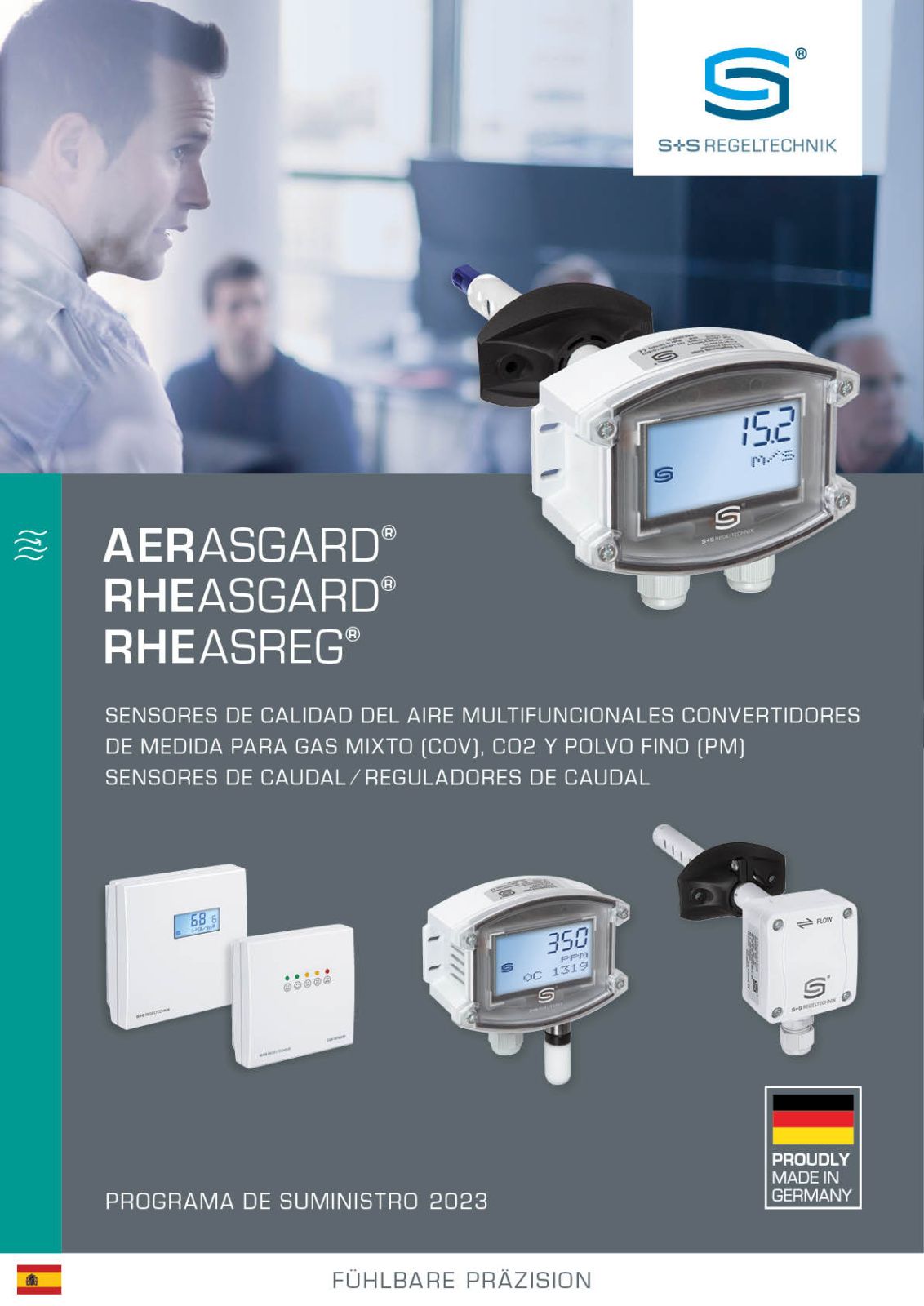 Brochure Aerasgard Air quality sensors ES