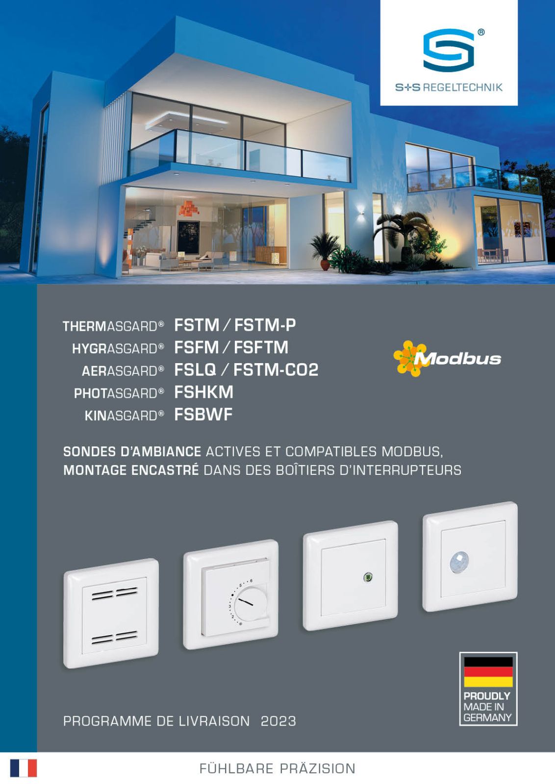 Brochure in-wall mounted sensors FR