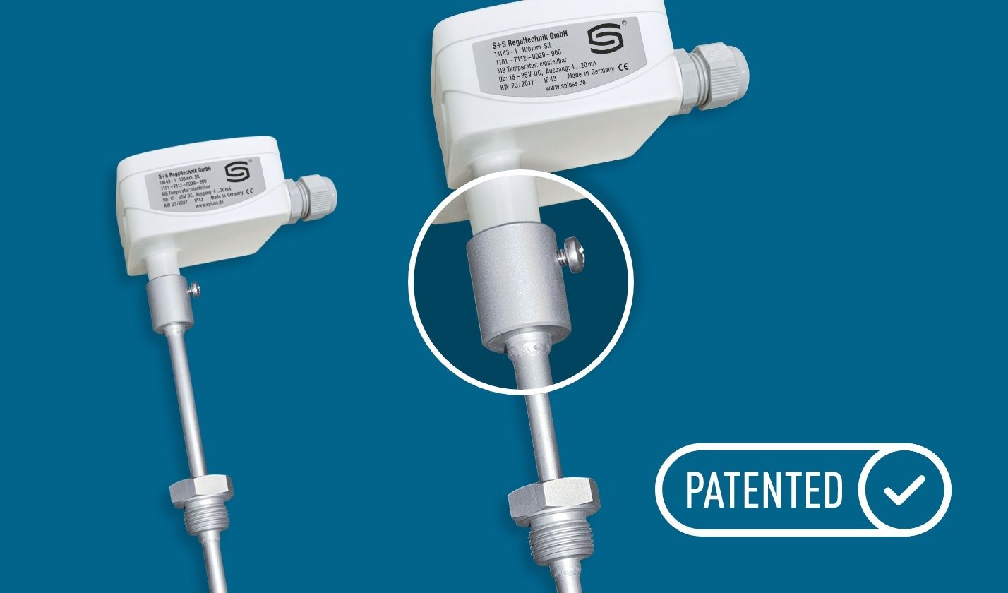 2 Geräte mit Tauchhülsen und Zoom auf die patentierte feststellschraube und Gehäuseform